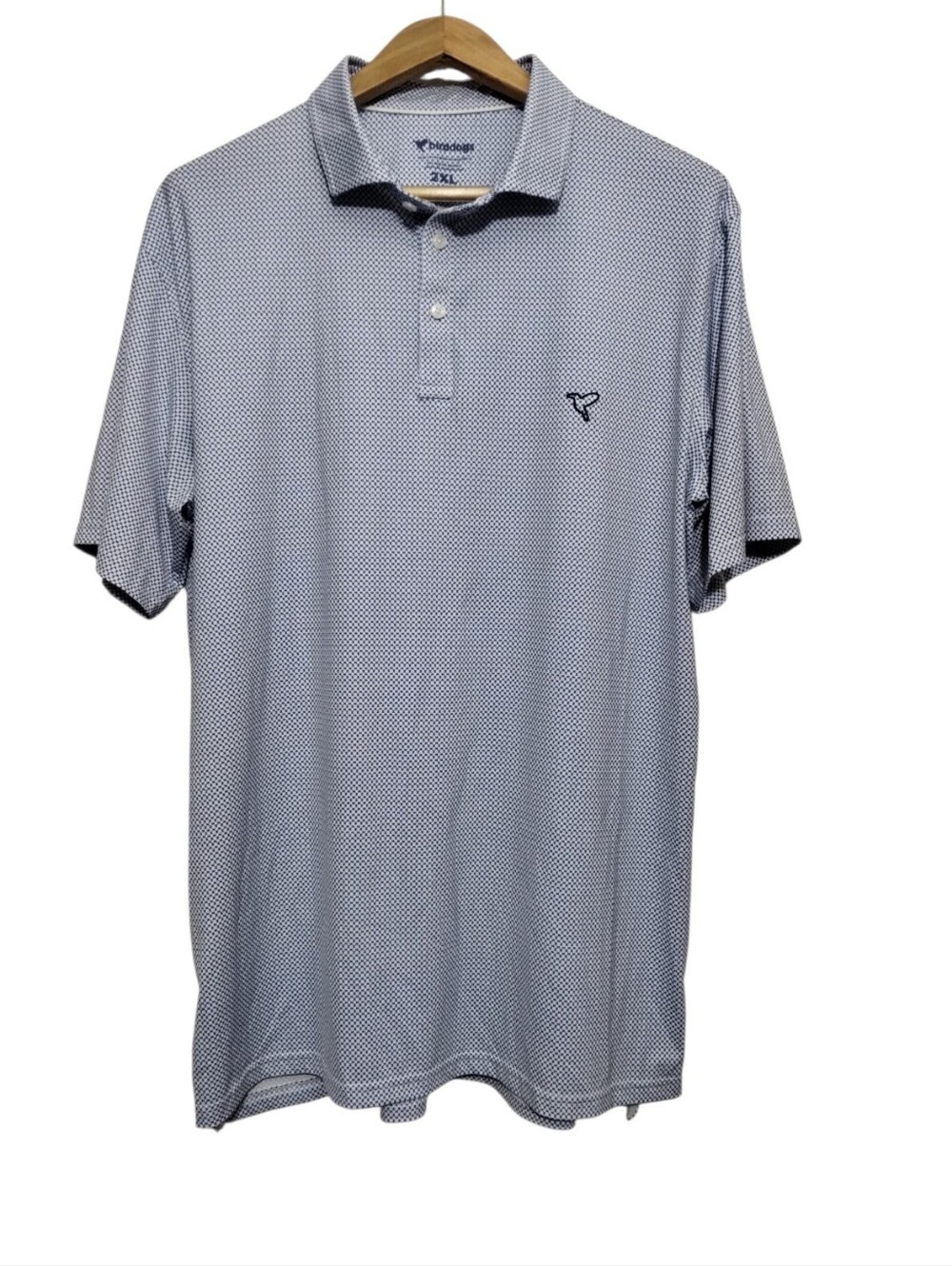 Birddogs Bowtie Performance Polo Shirt Men's XXL Geometric